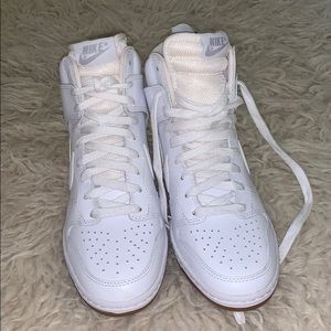 white nike high tops